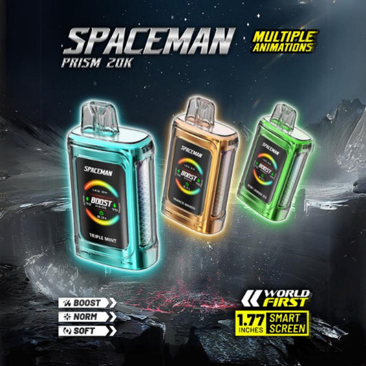 New Spaceman 20k puffs disposables