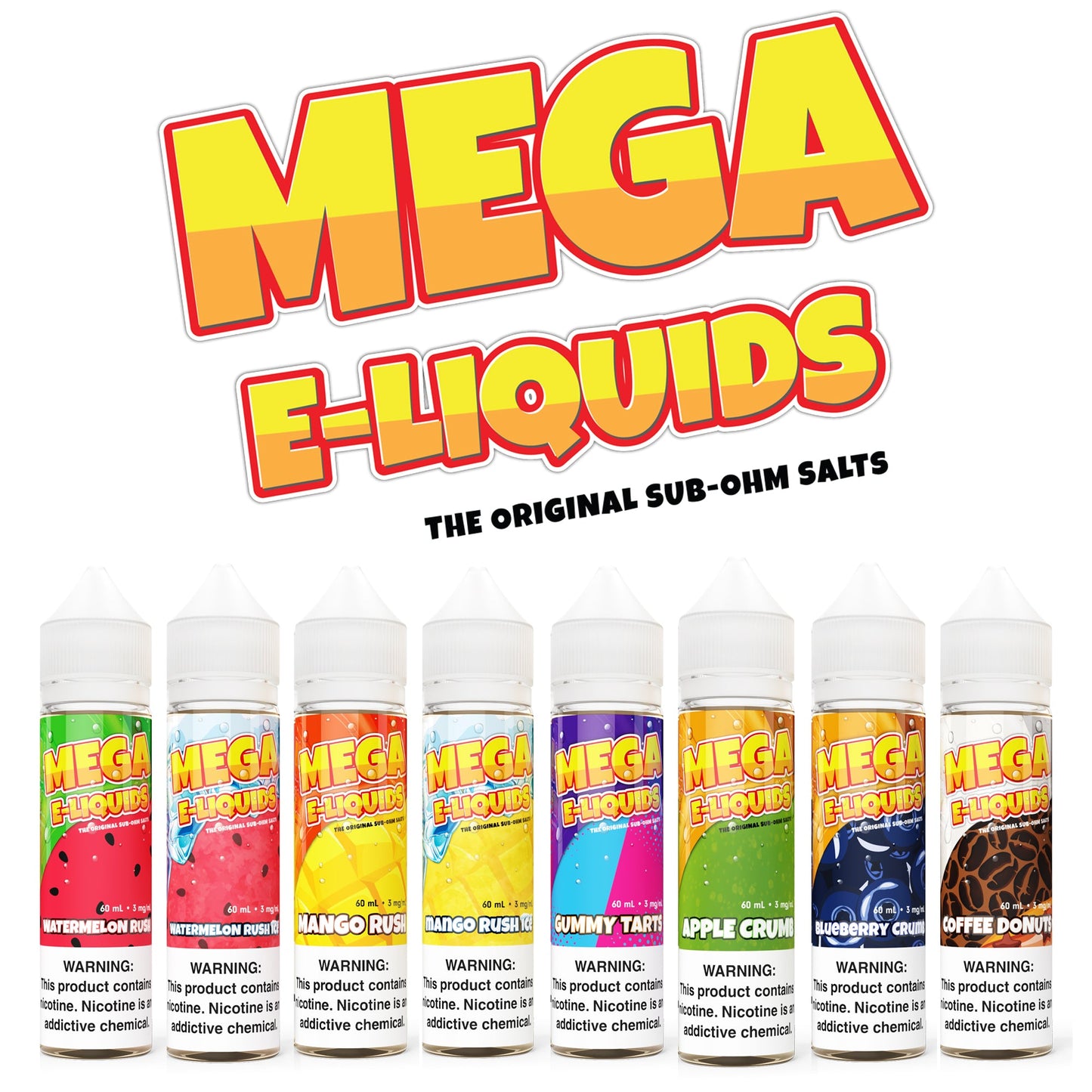 MEGA 2x60ML E-liquids