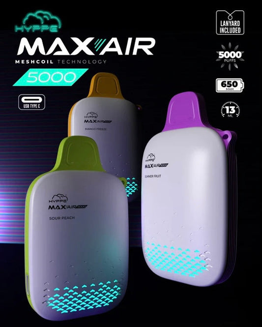 HYPPE MAX AIR 5000 disposables